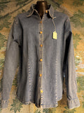 Billblass Vintage Denim Button Front Shirt (Size M)