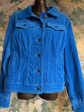 Bamboo Traders Blue Corduroy Jacket (Size M)