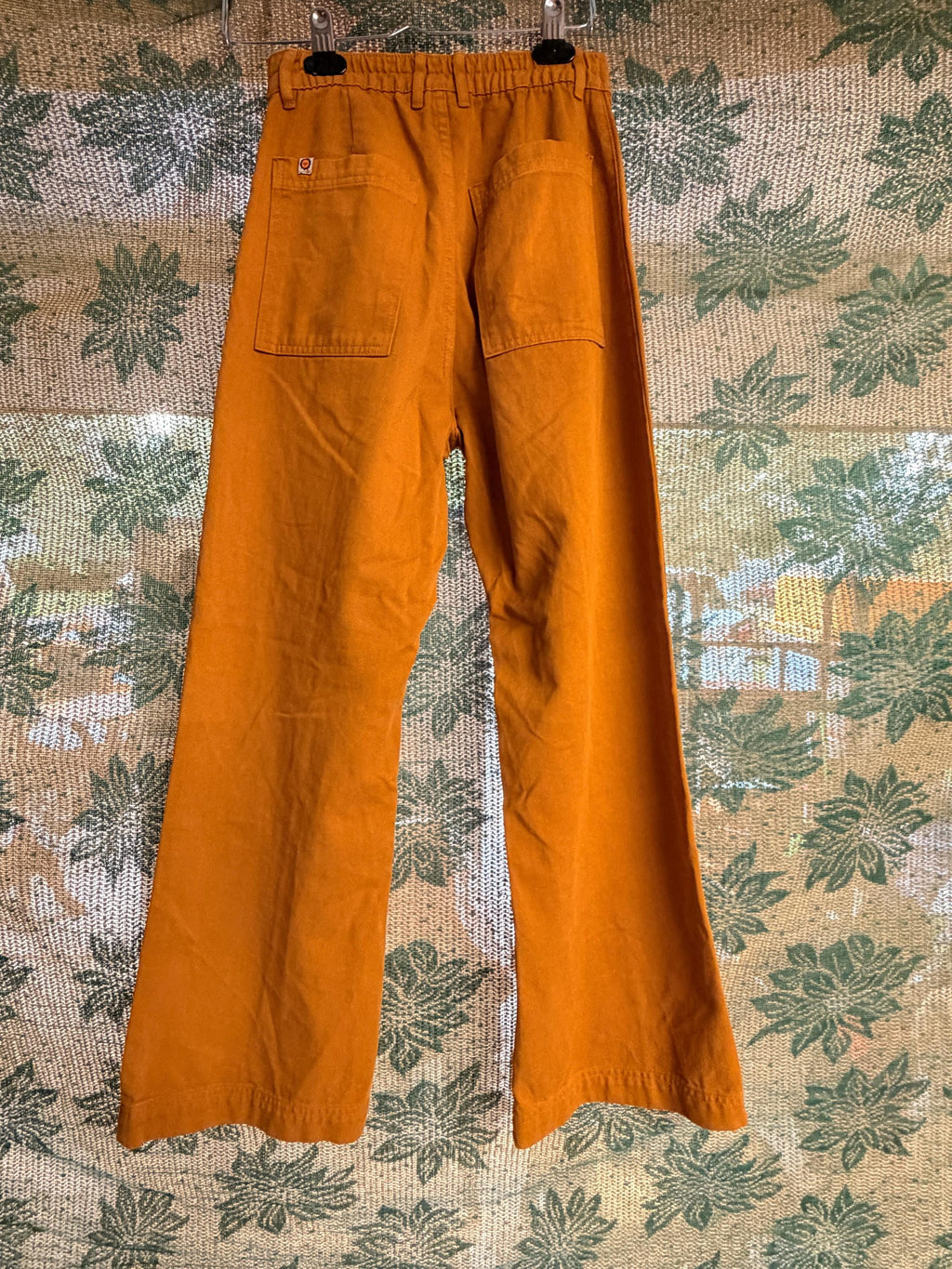 Big Bud Press Western Pants XS Mustard Gold Wide Leg Made in USA