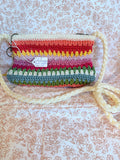 Croft & Barrow Crochet Crossbody Purse | Colorful Boho Shoulder Bag | Artisan Fiber Handbag